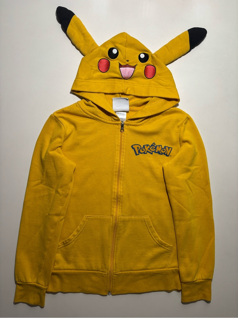 2015 Women’s cyber Y2K Pokemon pikachu cosplay style zip up hoodie video game